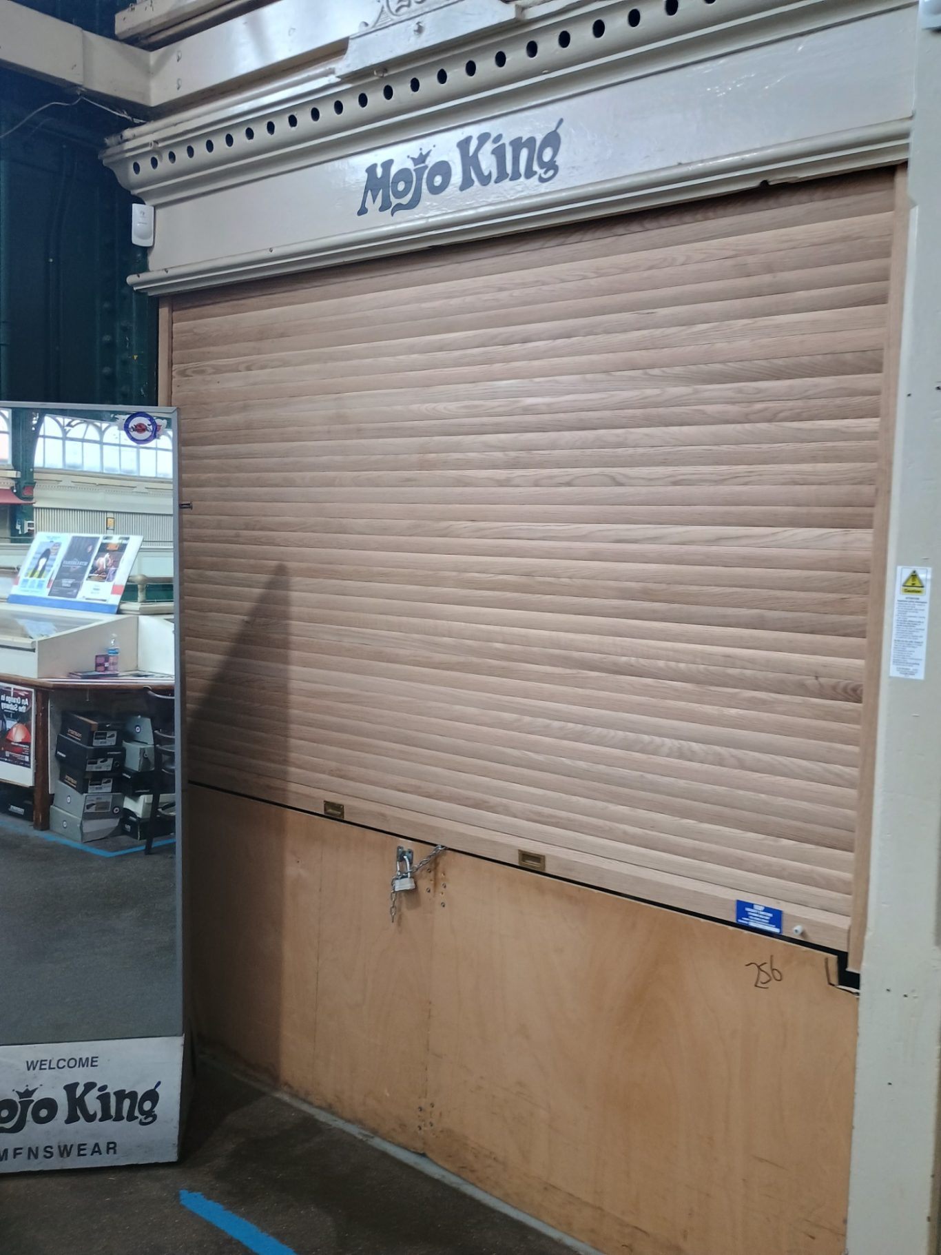 Cardiff Market - Timber Roller Shutters